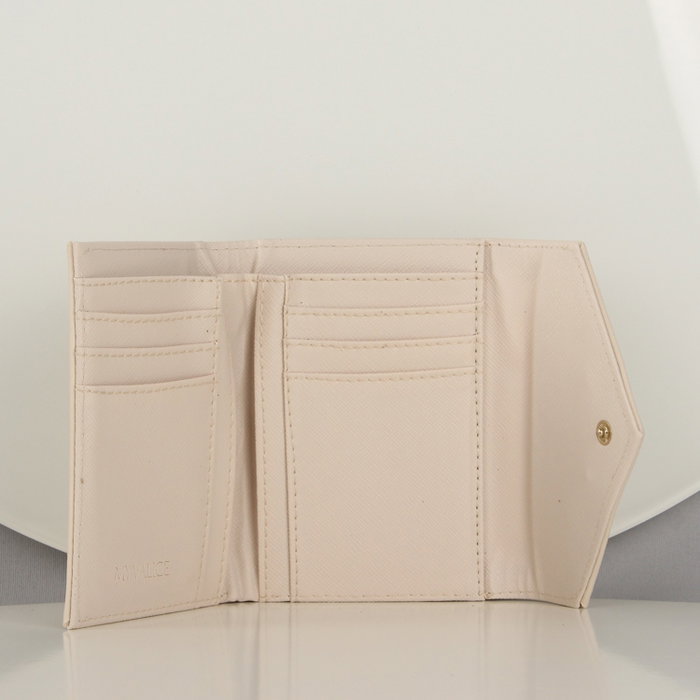 Zoozie Bags Cartera y Tarjetero de Piel Beige